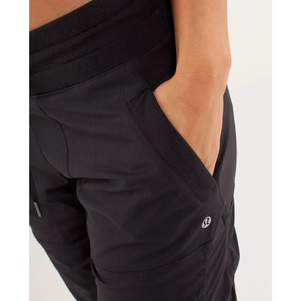 Lululemon Studio Pants II Lined Mid-Rise Black Size 4